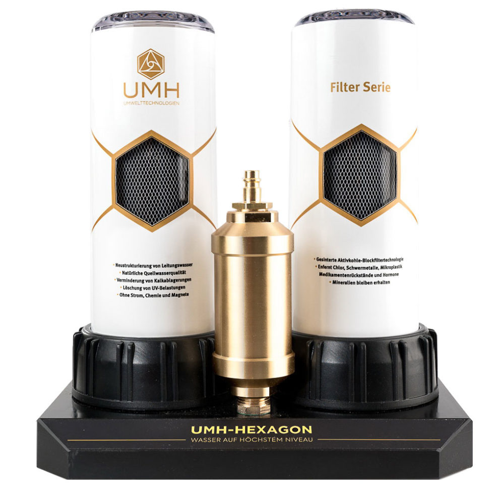 UMH Hexagon with 2X Carbonit Activated Carbon block filter image 0