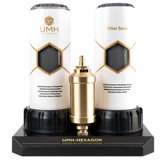 UMH Hexagon with 2X Carbonit Activated Carbon block filter image 0